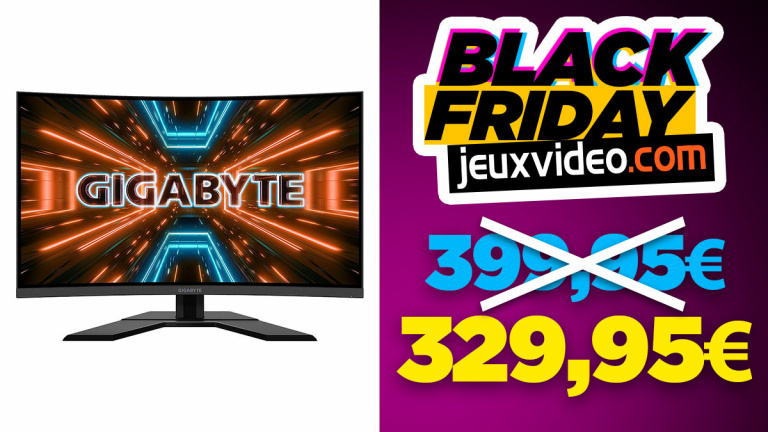 Black Friday : L'écran PC gaming GIGABYTE G32QC à moins de 330€ sur Materiel.net