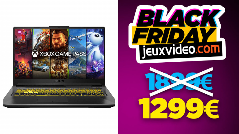 Black Friday : Le PC portable ASUS TUF A17-766 à 1299 € sur Amazon