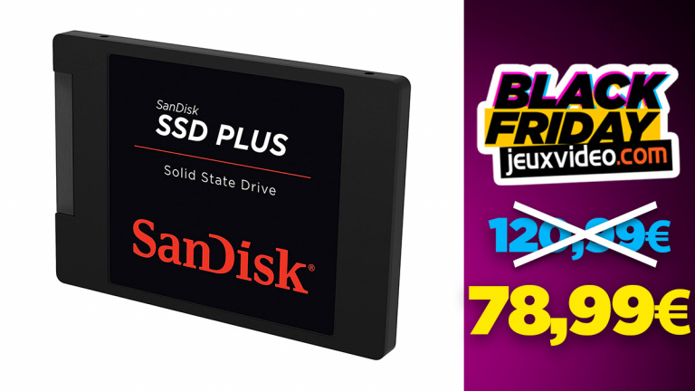 Black Friday : Les SSD Plus de Sandisk en grosse promotion sur Amazon