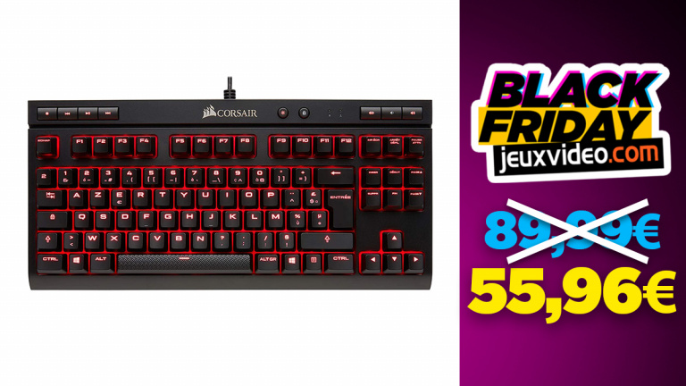 Black Friday : Le clavier mécanique Corsair K63 à 55 € chez Amazon