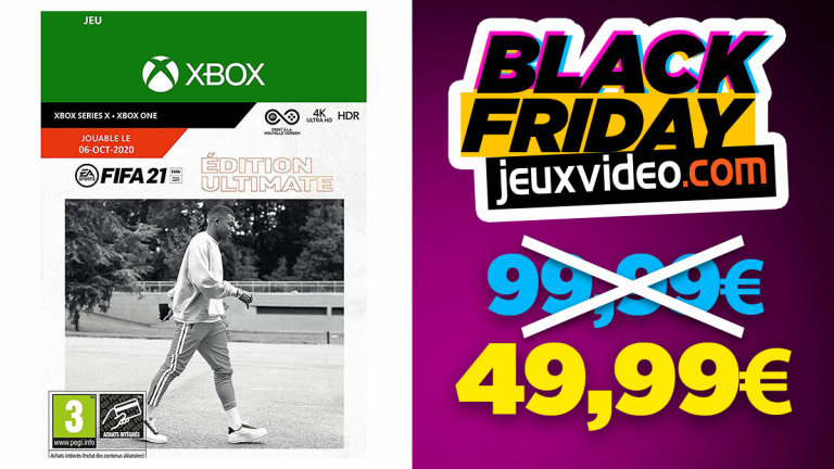 Black Friday : FIFA 21 Ultimate (Xbox One) à moins de 50 € chez Amazon