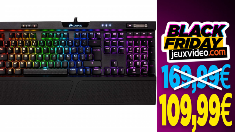 Black Friday : Le clavier Gamer Corsair K70 RGB à -35% chez Amazon