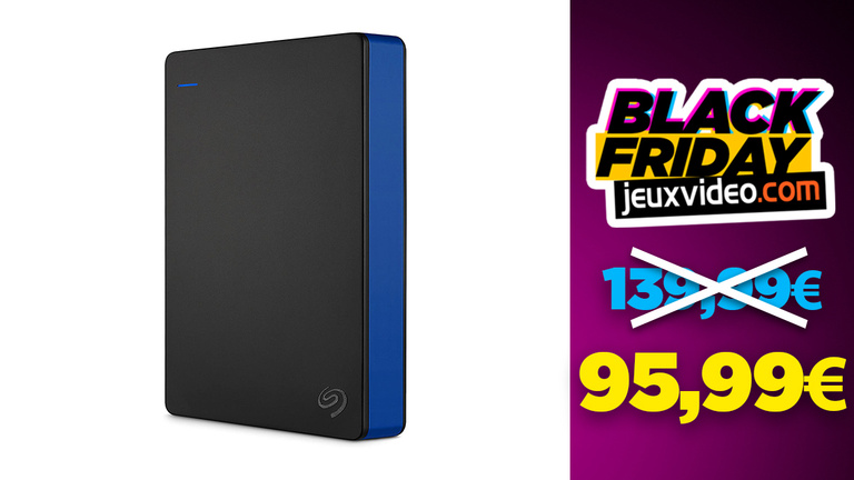 Black Friday : Le disque dur Seagate 4 To à moins de 100€ sur Amazon