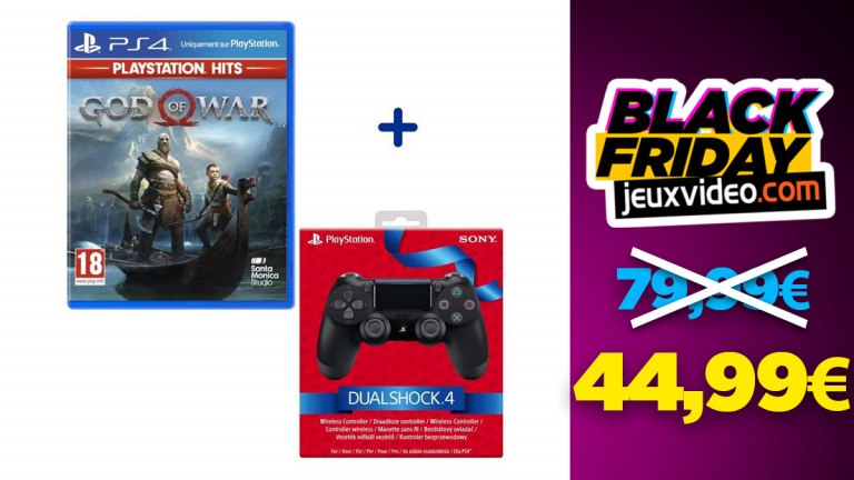 Black Friday : Le pack manette Dualshock 4 + Jeu à 44,99€ sur Cdiscount