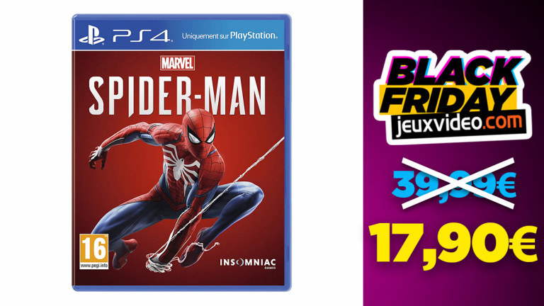Black Friday : Marvel's Spider-Man PS4 à 17,90€ sur Amazon