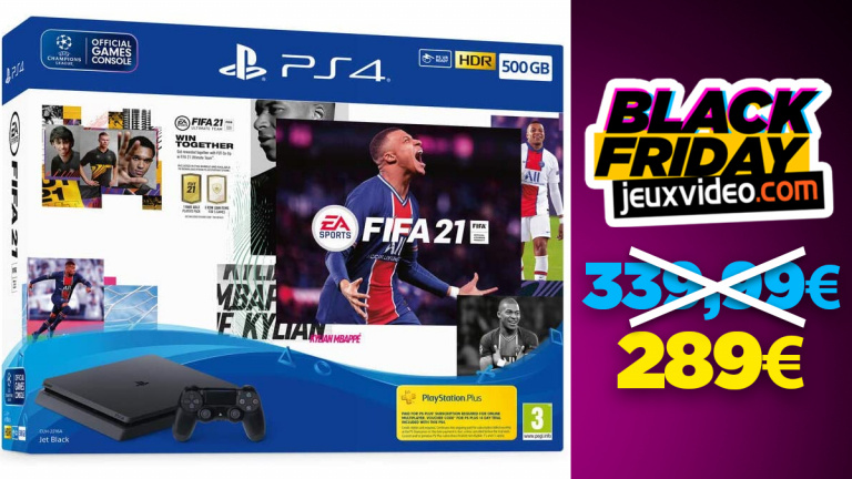 Black Friday : Le pack PS4 + FIFA 21 à 289 € chez Amazon
