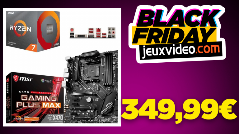 Black Friday : Le Kit Carte mère MSI X470 + Ryzen 7 3700X à 349,99 € chez Cdiscount