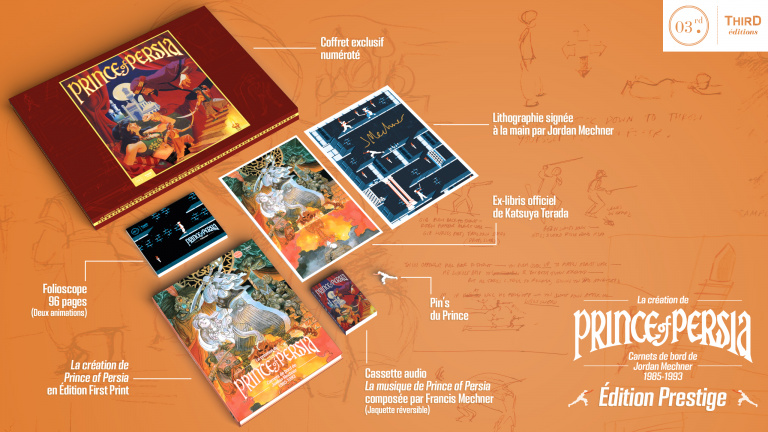 Prince of Persia : Un ouvrage en collaboration avec Jordan Mechner dévoilé
