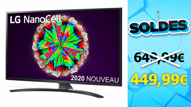 Soldes LG : TV 43 pouces à moins de 450€