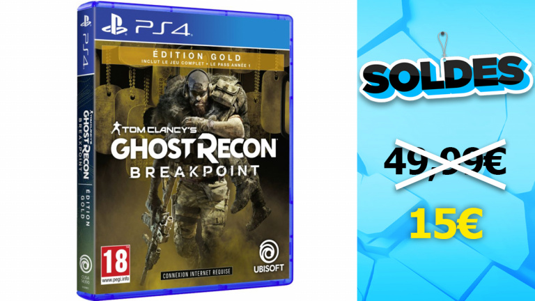 Soldes Ubisoft : Ghost Recon Breakpoint Edition Gold à -69% chez Boulanger