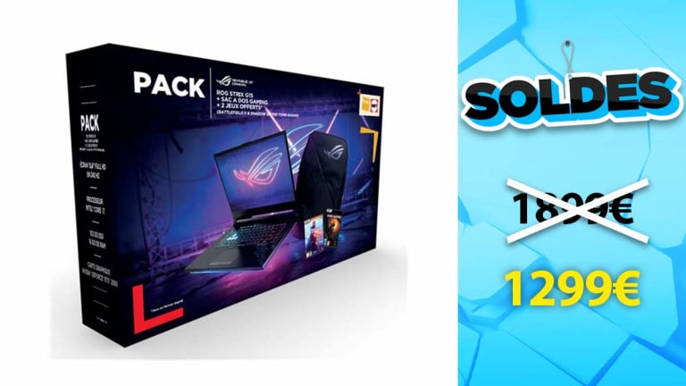 Soldes Asus : Pack Gaming Fnac PC portable RTX + accessoire + jeux à -32%