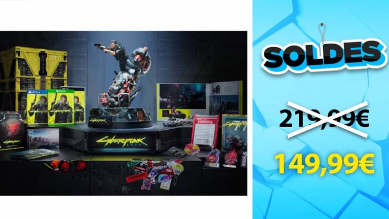 Soldes Gaming : Cyberpunk 2077 édition collector en promotion de 32%