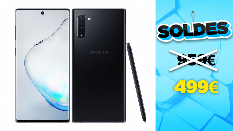 Soldes Samsung : le Galaxy Note 10 - 256Go en réduction à -48% 