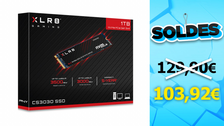 Soldes SSD : 1 To en NVMe à moins de 105€