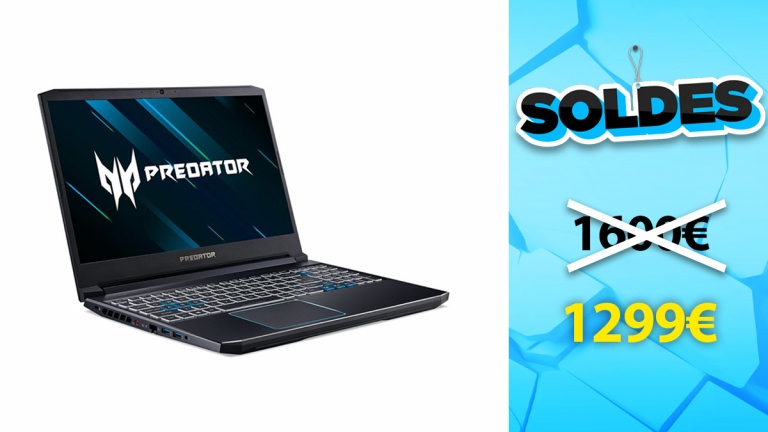 Soldes Acer : PC Portable Predator Helios RTX à 19% de réduction 