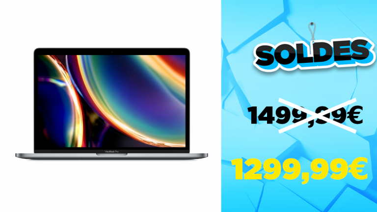Soldes MacBook Pro 13" Touch bar 256 Go SSD 8 Go Ram i5 quad core à 1299€