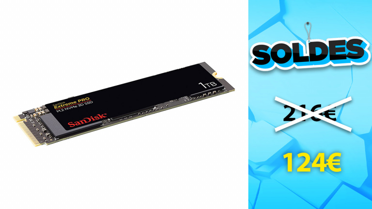 Soldes Sandisk : SSD NVMe 1 To en promotion de 42%