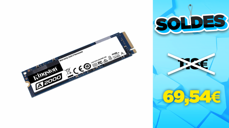 Soldes Kingston : le disque SSD 500Go en réduction à -41%