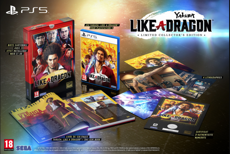Yakuza Like a Dragon : une édition collector PS5 signée Pix'n Love