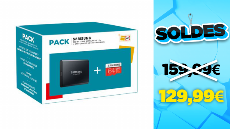 Soldes Samsung : le pack SSD Interne + MicroSD en réduction à -19%