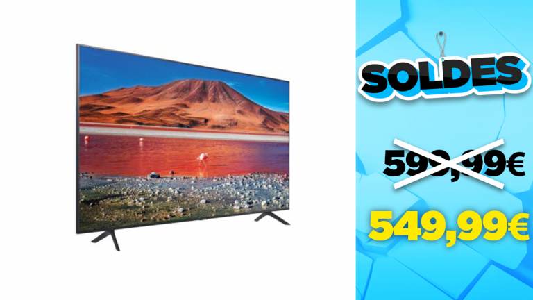 Soldes Samsung : la Smart TV 4K UHD 55" à moins de 550€