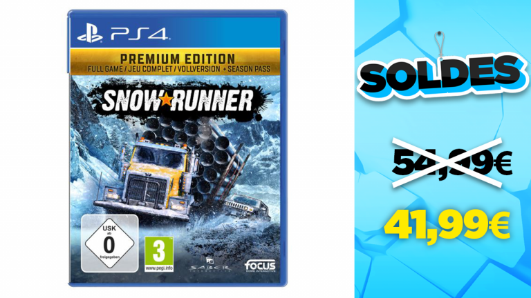 Soldes PS4 : SnowRunner Edition Premium en réduction à -24%