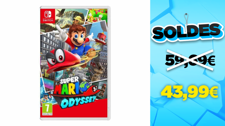 Soldes Nintendo : Super Mario Odyssey en réduction à -26%