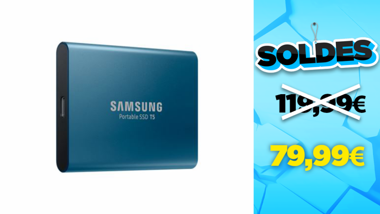 Soldes Samsung : le disque dur portable SSD 500Go en réduction à -33%