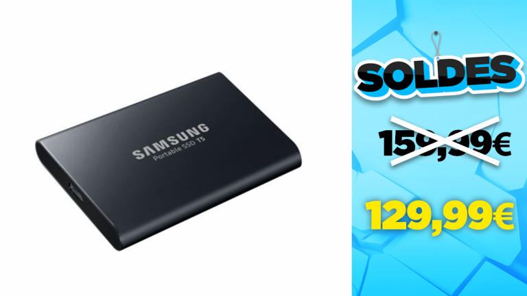 Soldes Samsung : le disque dur portable SSD 1To en réduction à -19%