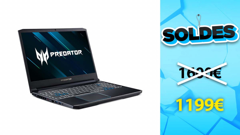 Soldes Acer : PC Portable Predator Helios RTX à 25% de réduction