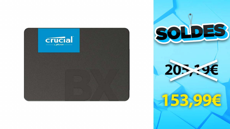 Soldes Crucial : SSD Interne de 2 To en promotion de 25%