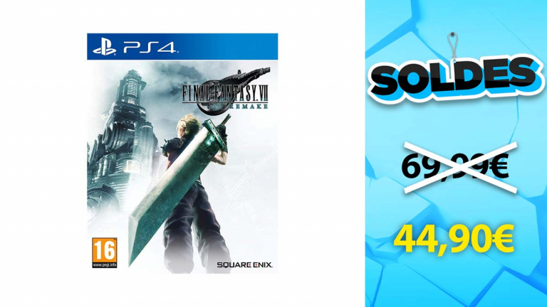 Soldes PS4 : Final Fantasy VII Remake en promotion de 36%
