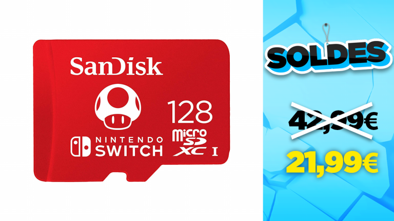 Soldes Sandisk : Carte mémoire 128 Go en réduction de 49%