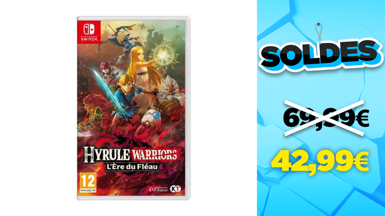 Bon plan Nintendo : Hyrule Warriors : l'ère du fléau en réduction à -38%