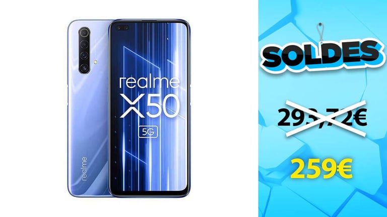 Soldes Smartphones : Realme X50 5G en baisse de prix