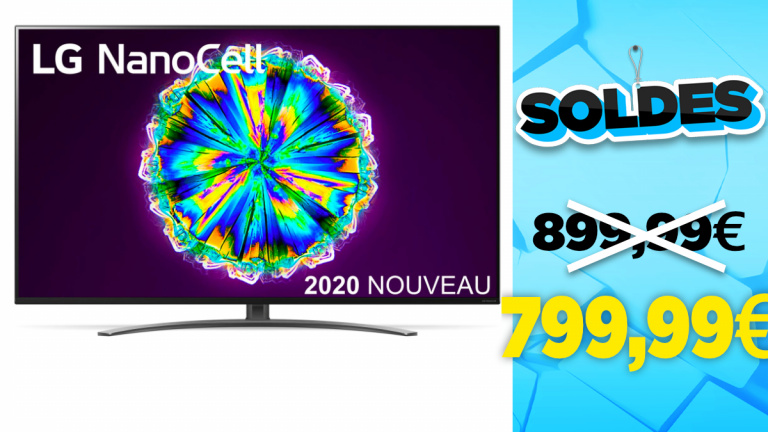 Soldes 2021 : 100€ de remise sur la TV 4K LG NanoCell 49NANO866
