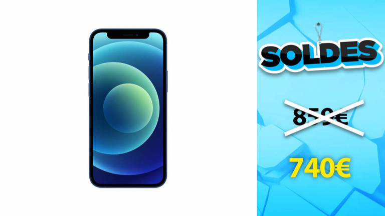 Soldes 2021 : L'iPhone 12 mini Bleu 128 Go à son prix le plus bas