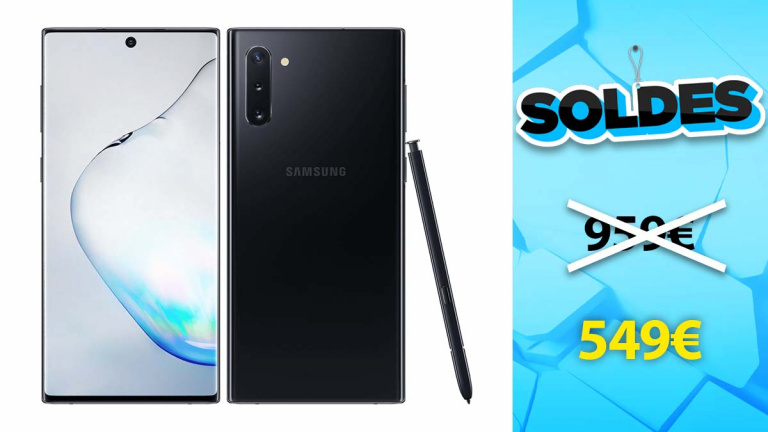 Soldes Samsung : le Galaxy Note 10 - 256Go en réduction de 43%