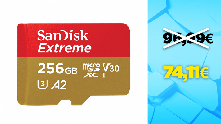 Bon plan SanDisk : -24% sur la carte microSD 256Go