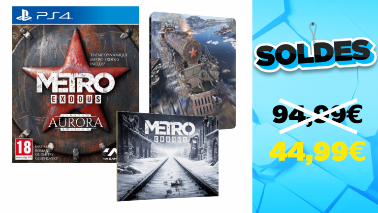 Soldes 2021 : Metro Exodus Edition Collector pour PS4 à 44,99€
