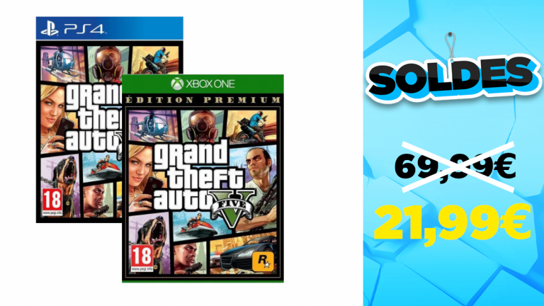 Soldes 2021 : GTA V pour PS4 et Xbox One à -68%