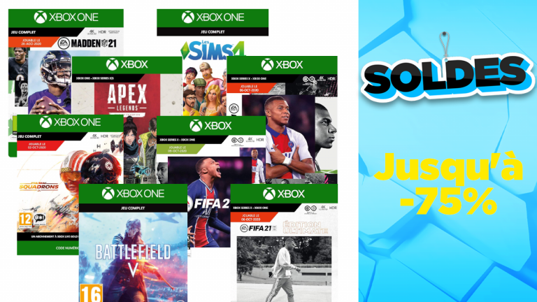 Soldes 2021 : Jusqu'à -75% sur une sélection de jeux dématérialisés Xbox One