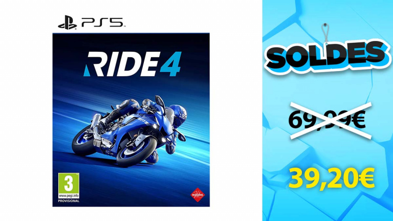 Soldes PS5 : La précommande RIDE 4 en forte baisse de prix