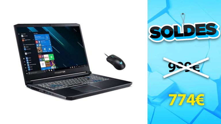 Soldes Acer : PC portable RTX 2060 + Souris Gaming à prix canon 