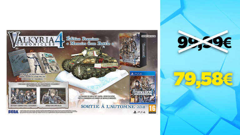 Bon Plan PS4 : -20% sur l'Edition Premium de Valkyria Chronicles 4 