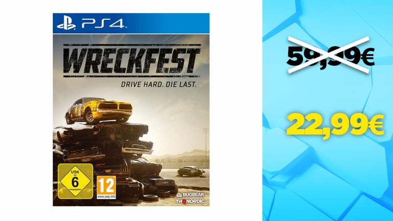 Bon plan PS4 : -62% sur Wreckfest