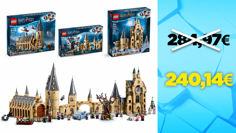 Bon plan LEGO Harry Potter : Le pack 3 sets Château de Poudlard en réduction