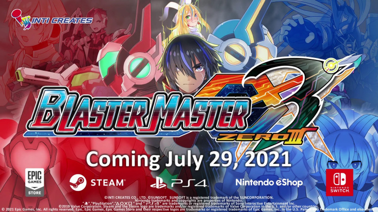 Inti Creates annonce Blaster Master Zero 3 pour cette année 