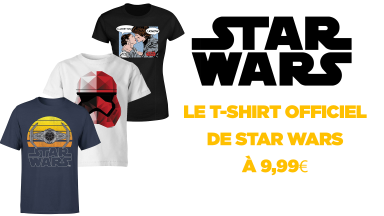 Bon plan Star Wars : le T-shirt officiel à 9,99€