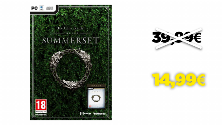 -63% sur The Elder Scrolls Online Summerset sur PC